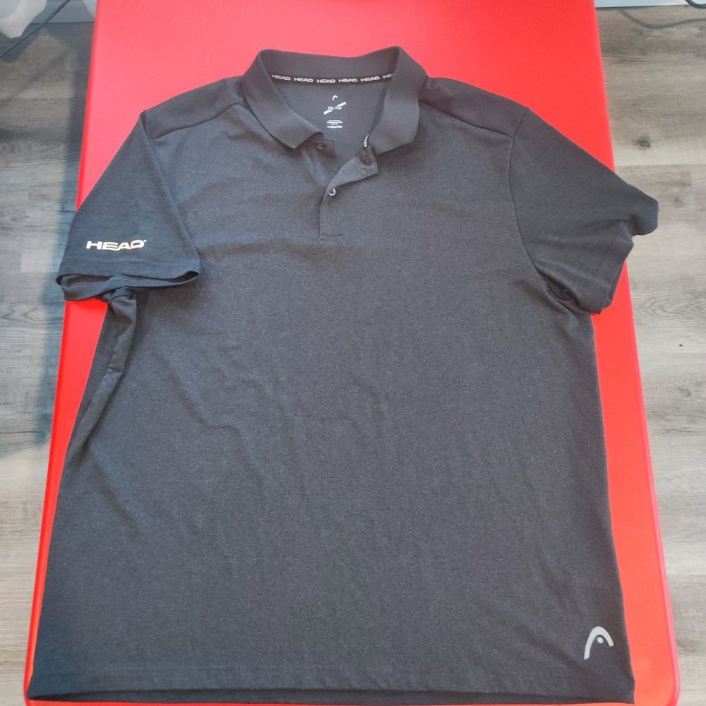 Head grey athletic polo shirt men's size XXL